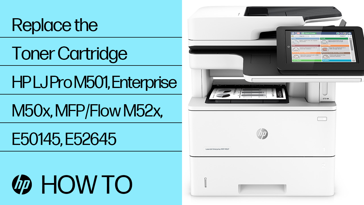 HP LaserJet Enterprise M507 - トナーカートリッジの交換 | HP