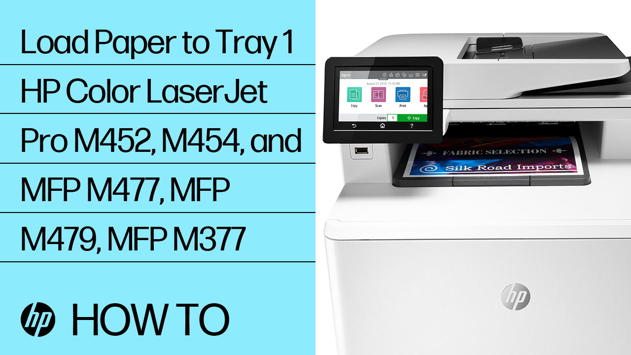 HP Color LaserJet Pro MFP M477 series Setup | HP® Support