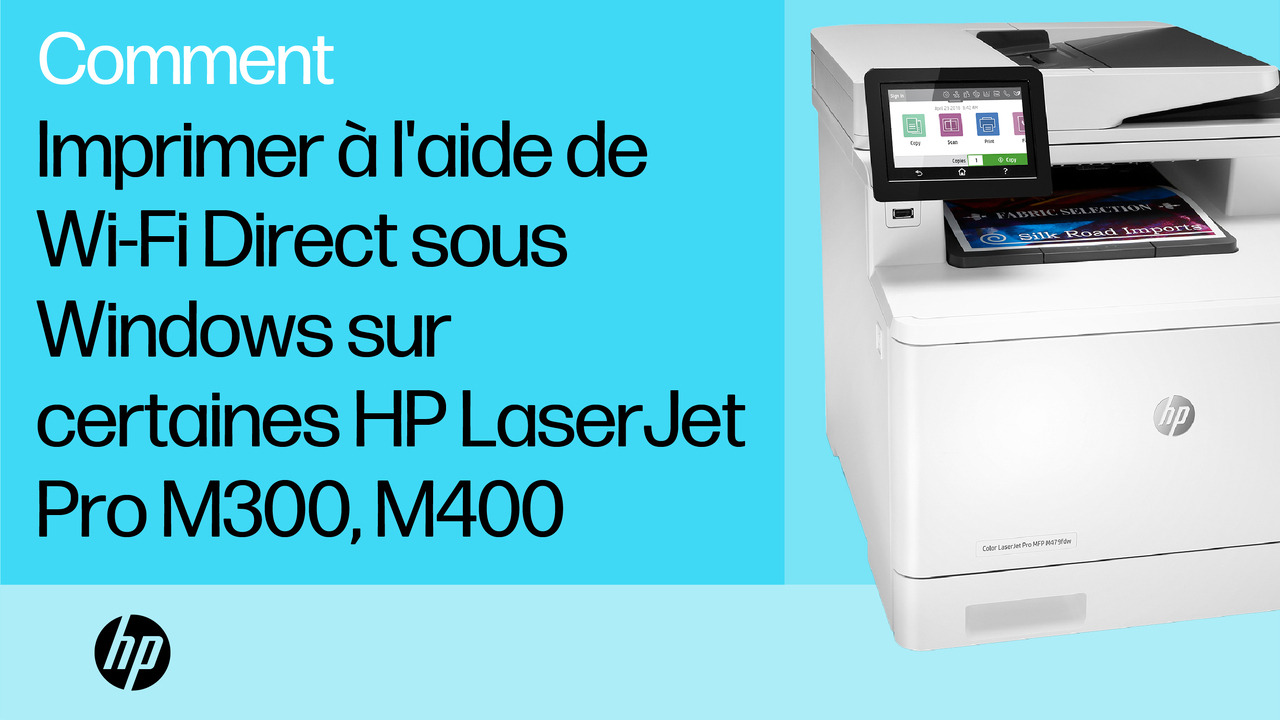 HP LaserJet Pro - Configuration de votre impression HP Wi-Fi Direct ...
