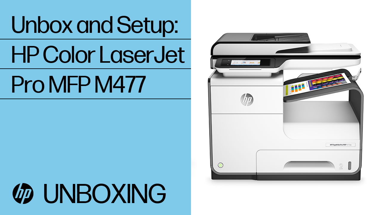 HP Color LaserJet Pro MFP M477 series Setup | HP® Support