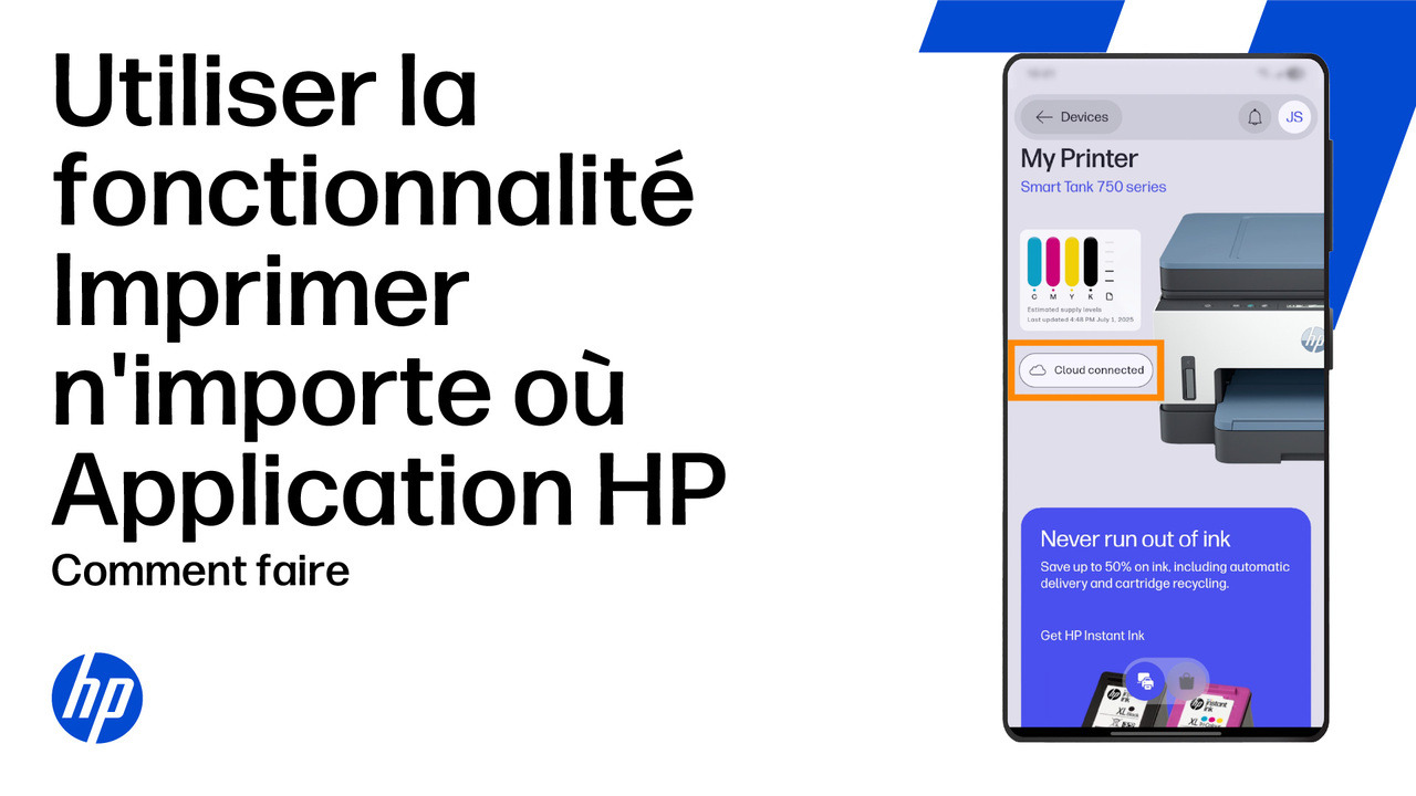 Imprimantes HP - Print Anywhere avec l'application HP | Assistance HP®