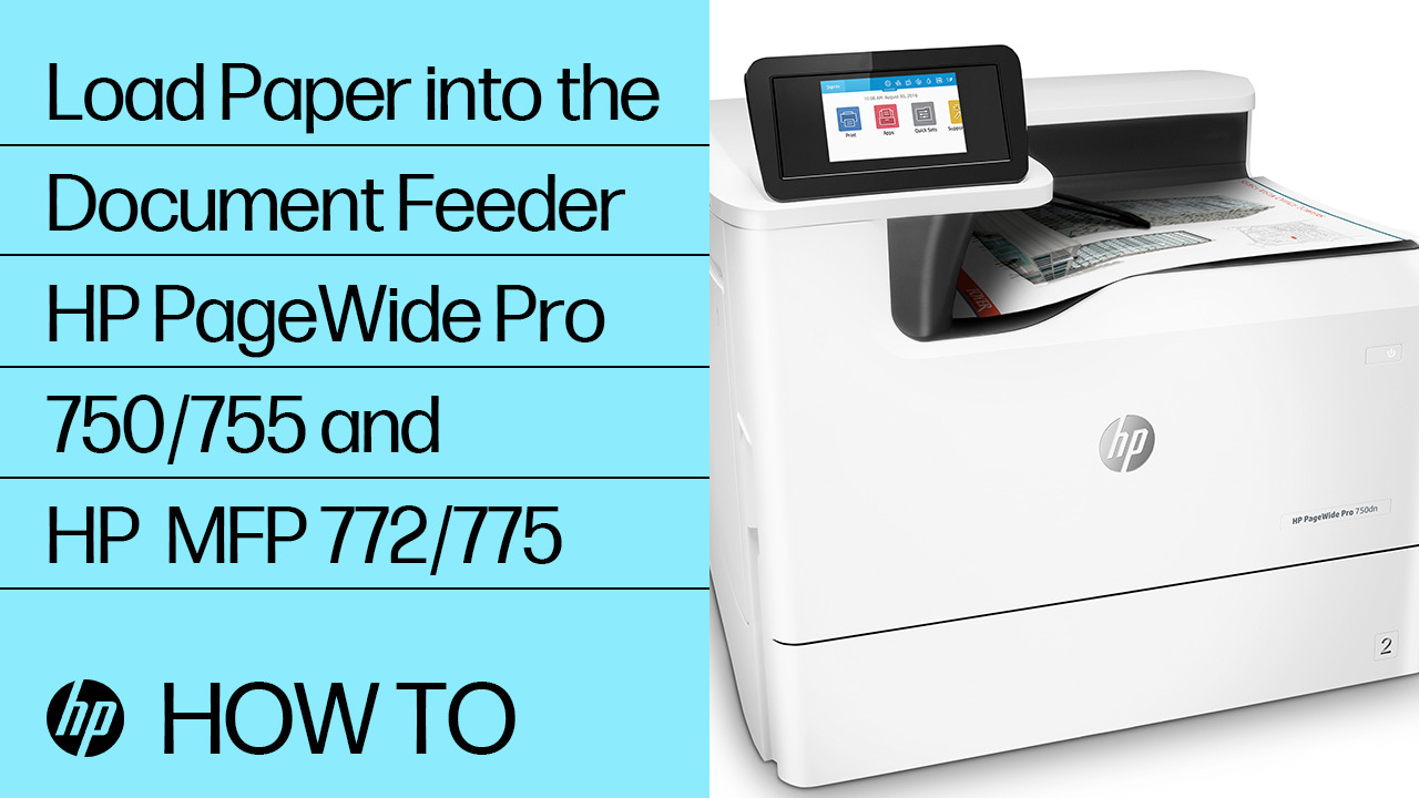 HP PageWide - Videos on how to clear jams, install cartridges, load ...