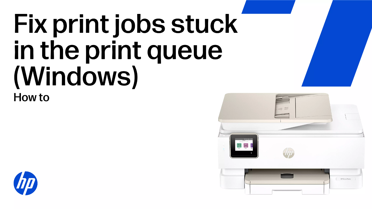 HP printers - Print jobs stuck in print queue (Windows, macOS) | HP ...