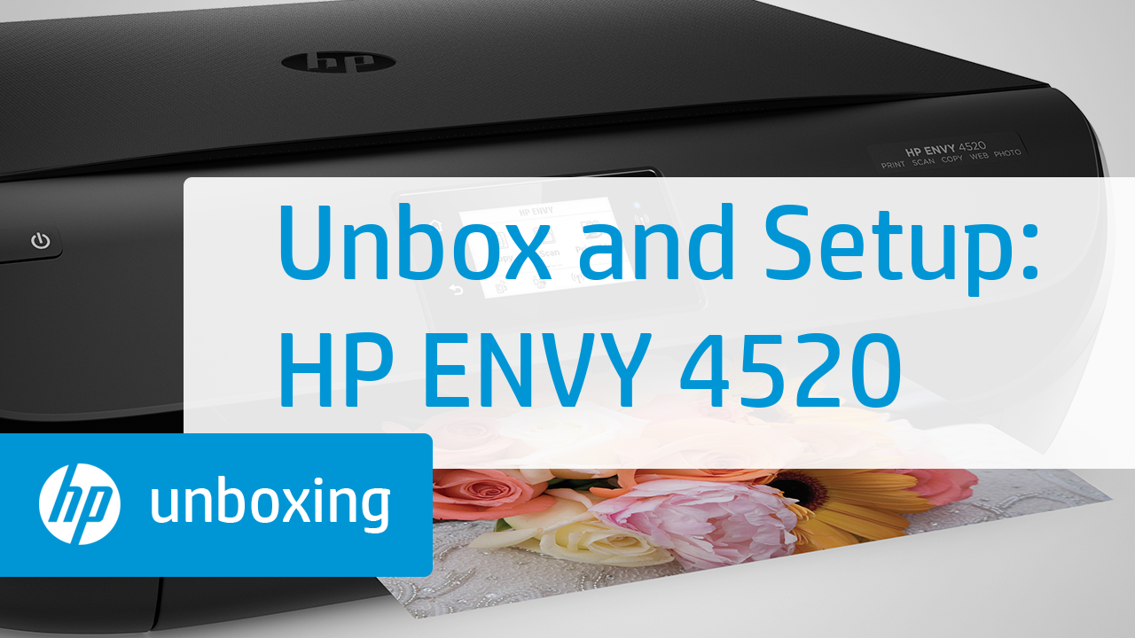 HP ENVY 4520オールインワンプリンター セットアップ | HP®のサポート