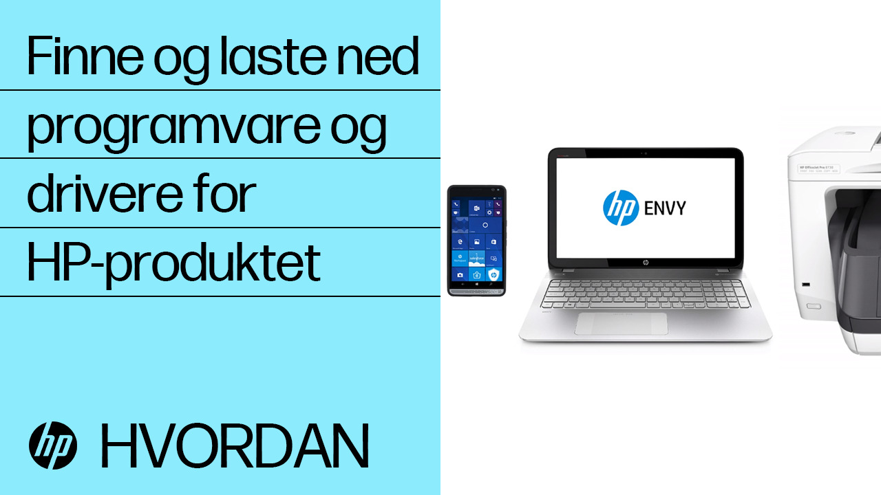 HP-datamaskiner - Laste ned eller oppdatere programvare og drivere | HP ...