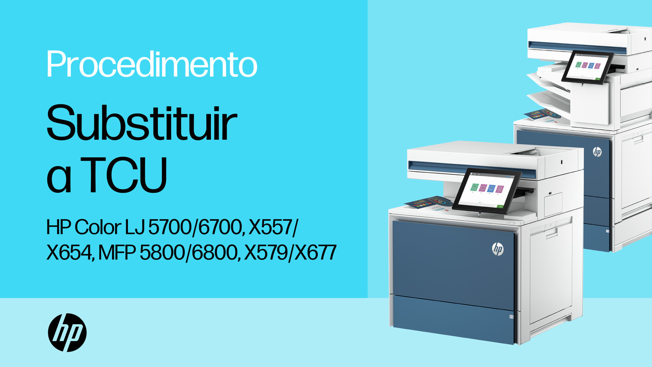 HP Color LaserJet Enterprise X57945, X654, X677 – Substituir a unidade ...