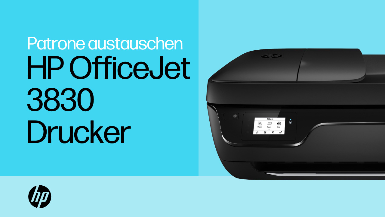 HP DeskJet 3830, 5730, OfficeJet 3830 Drucker - Ersetzen der ...
