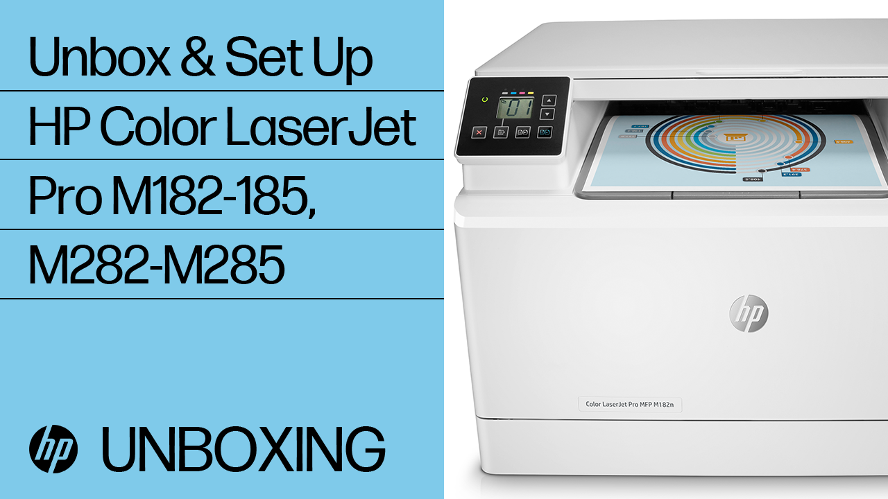 HP Color LaserJet Pro MFP M182nw Setup | HP® Support