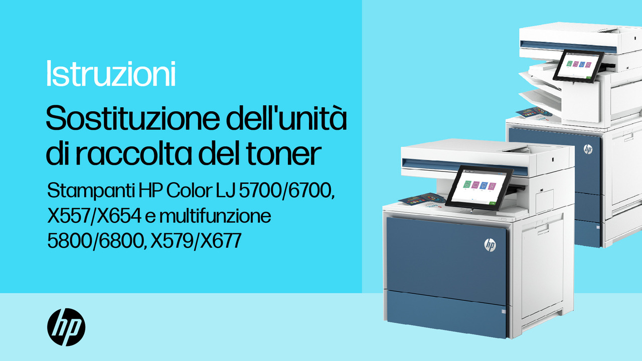 HP Color LaserJet Enterprise X57945, X654, X677 - Sostituzione dell ...