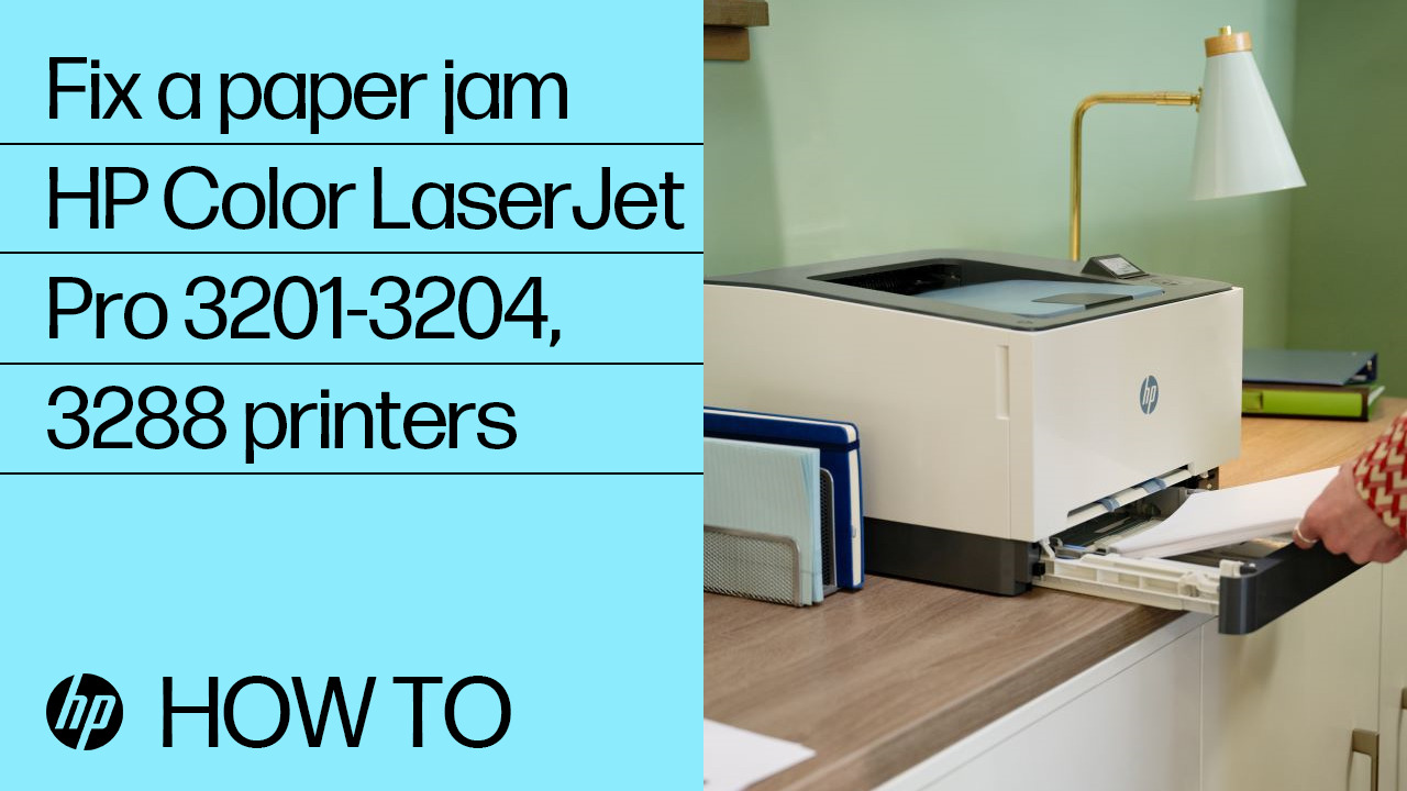 HP Color LaserJet Pro 3200 Printers - 'Paper Jam' error | HP® Support