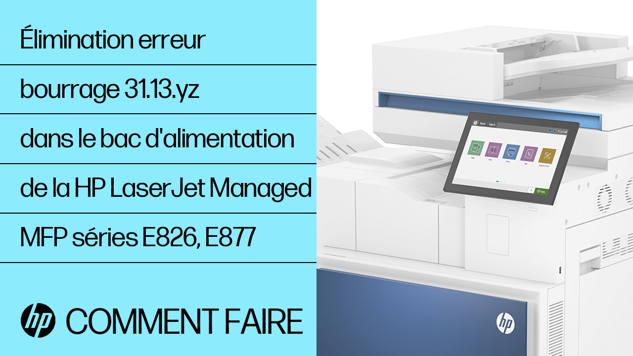 Imprimantes multifonctions HP LaserJet E826, E877, E82650, E82660 ...