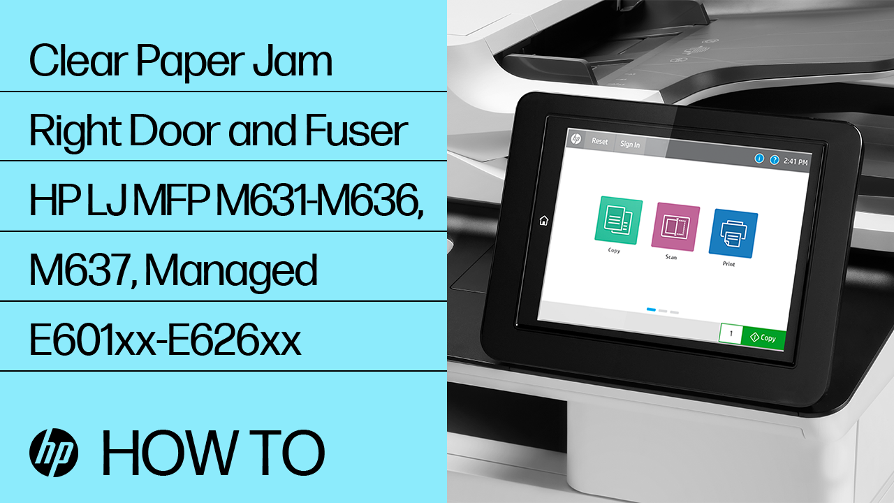 HP LaserJet Enterprise MFP M631-M636, Managed MFP E62555-E62575