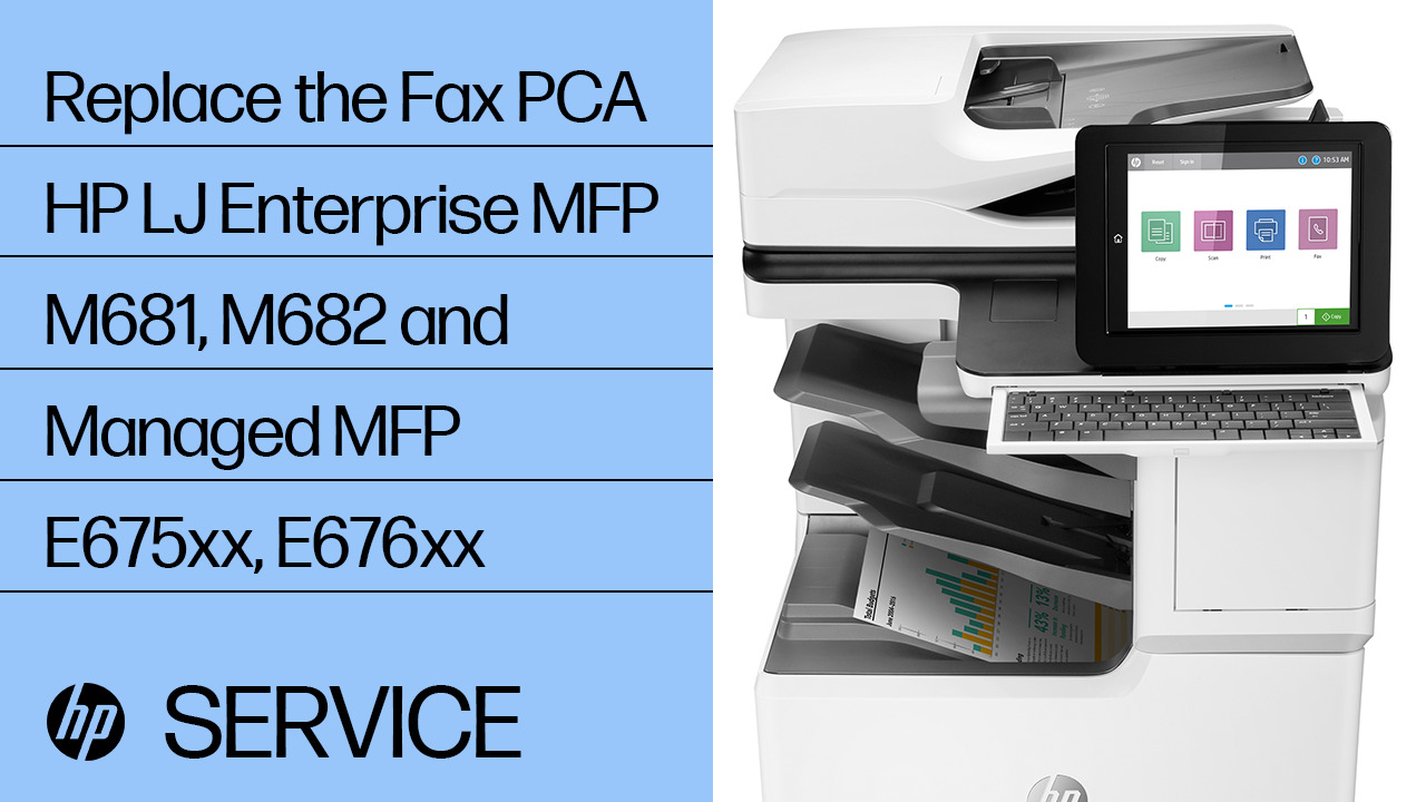 HP Color LaserJet Enterprise MFP M681, M682, Managed MFP E67550