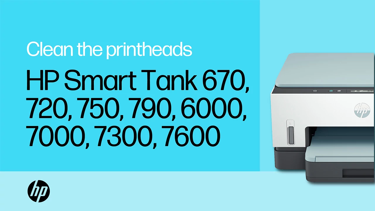 Clean the printheads to improve print quality | HP Smart Tank 670 720 750 790 6000 7000 7300 7600