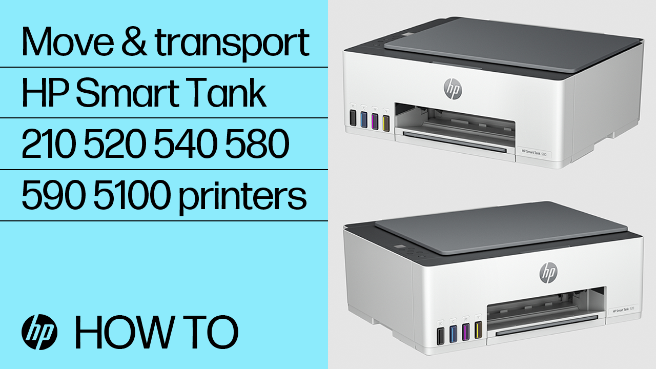 HP Smart Tank Printers - Moving, transporting the printer | HP® Support