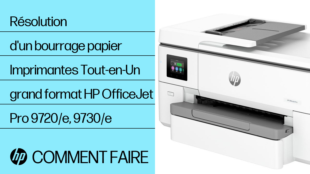 Imprimantes HP OfficeJet Pro 9730 - Erreur 