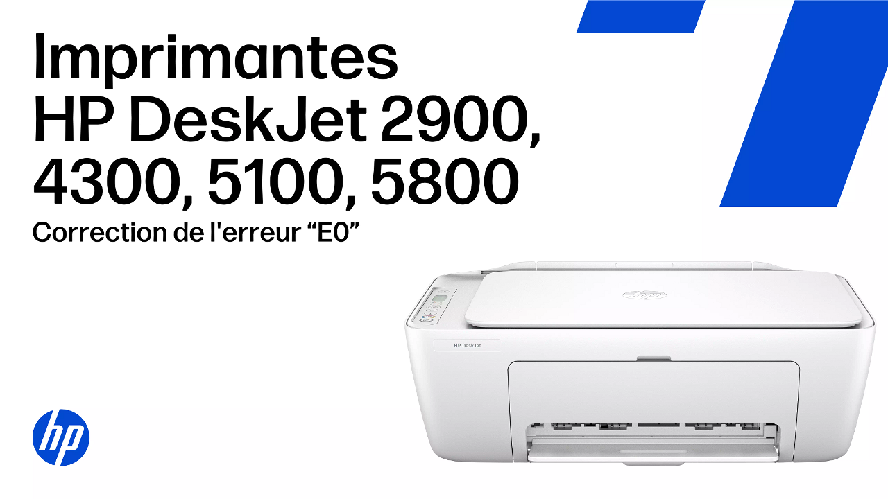 Imprimantes HP DeskJet 2900, 4300, 5100 et 5800 - Voyants qui ...