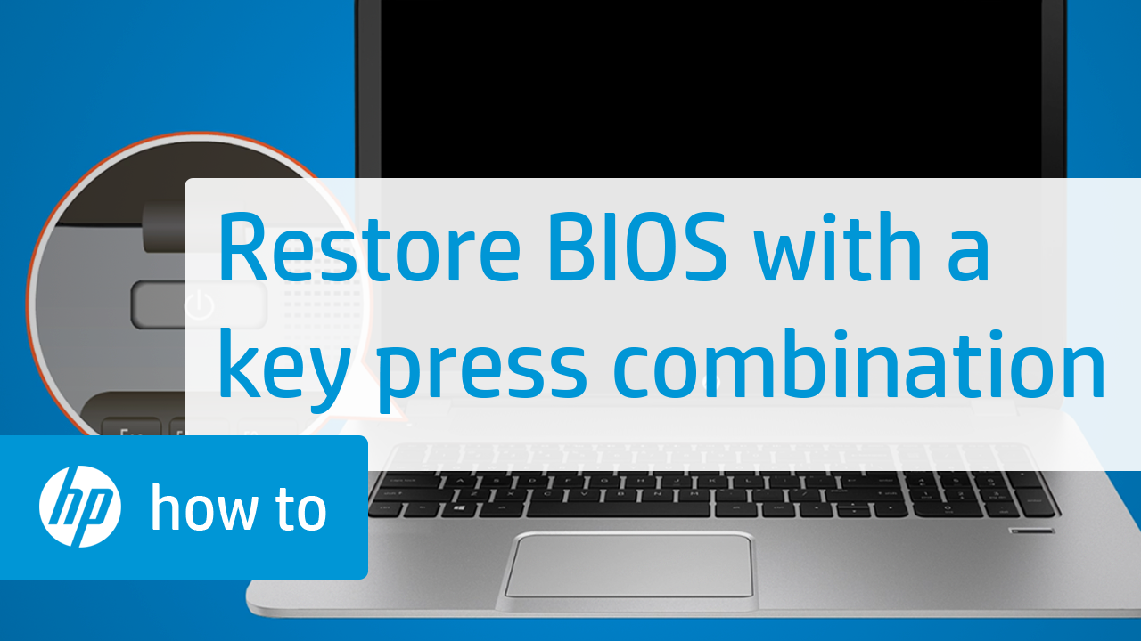 HP ノートブック PC - BIOS (Basic Input Output System) の復元 | HP