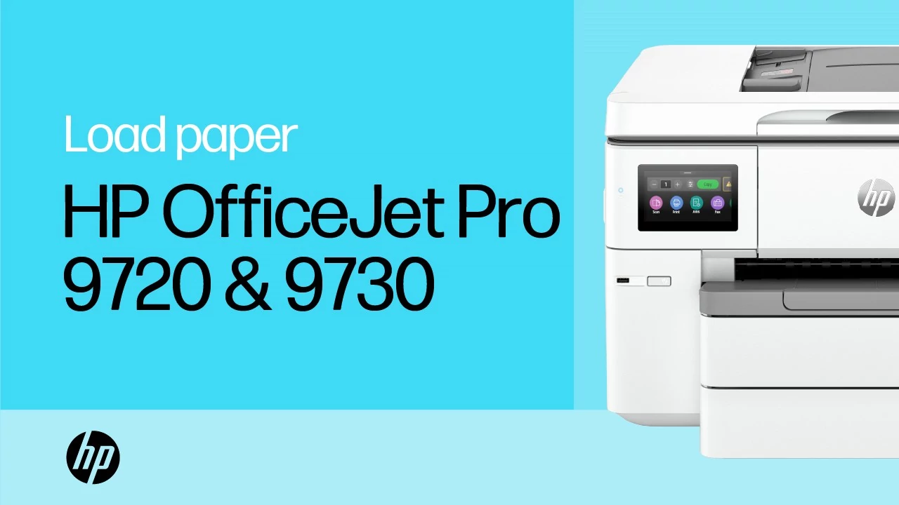 HP OfficeJet Pro 9730 Wide Format All-in-One Printer Setup | HP