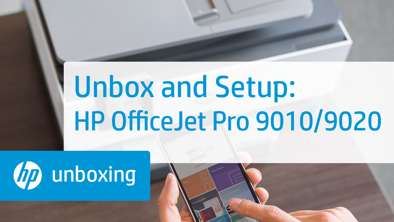 HP OfficeJet Pro 9010オールインワンプリンターシリーズ セットアップ