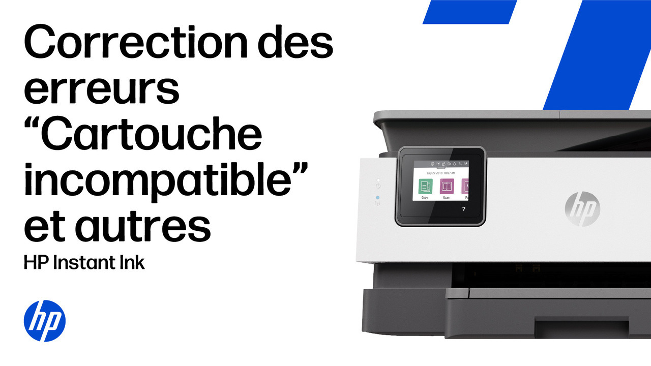 Résolution des problèmes d'imprimantes et de cartouches Instant Ink — free download