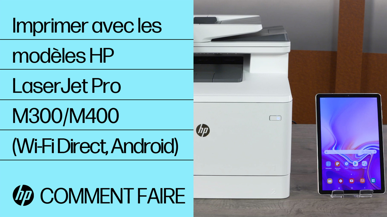HP LaserJet Pro - Configuration de votre impression HP Wi-Fi Direct ...