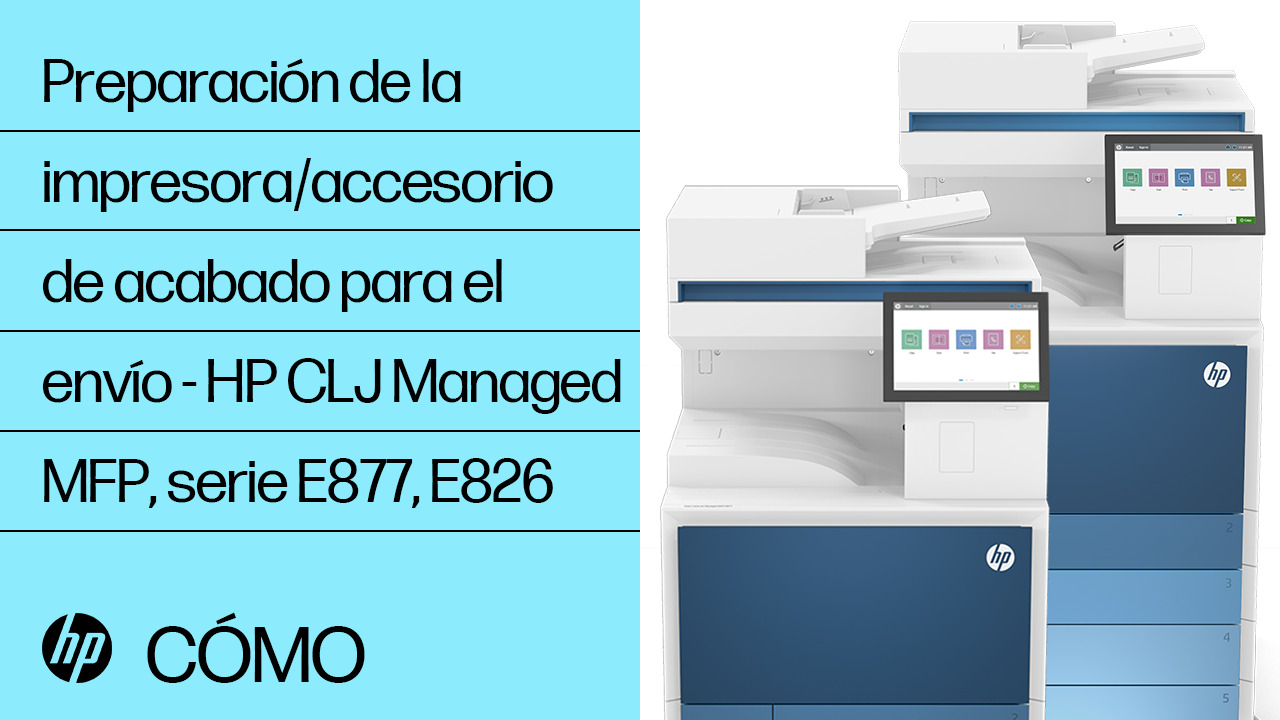 HP A3 LaserJet Managed, HP A3 PageWide - Installation videos | Soporte HP®